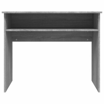 Bureau 90x50x74 cm bewerkt hout grijs sonoma eikenkleurig 4