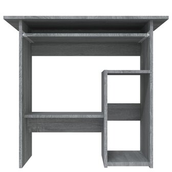 Bureau 80x45x74 cm bewerkt hout grijs sonoma eikenkleurig 5