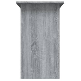 Bureau 80x45x74 cm bewerkt hout grijs sonoma eikenkleurig 6