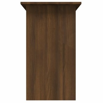 Bureau 80x45x74 cm bewerkt hout bruin eikenkleur 6