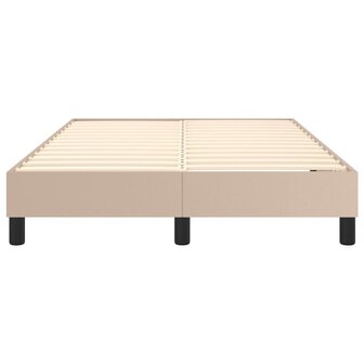 Boxspringframe kunstleer cappuccino 120x200 cm 5