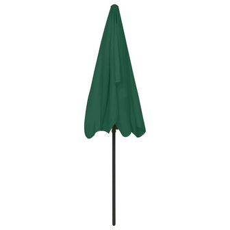 Strandparasol 200x125 cm groen 5