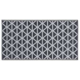 Buitenkleed 80x150 cm PP zwart 3