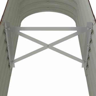 Plantenbak 152x40x36 cm gepoedercoat staal bruin 5