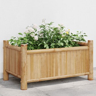 Plantenbak 50x30x25 cm bamboe 1