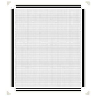 Insectenhor voor ramen magnetisch 100x120 cm wit 6