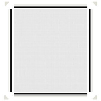Insectenhor voor ramen magnetisch 120x140 cm wit 6