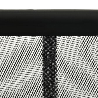 Vliegengordijn 100x220 cm polyester mesh zwart 3