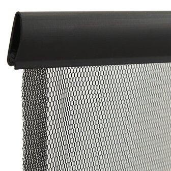 Vliegengordijn 100x220 cm polyester mesh zwart 4