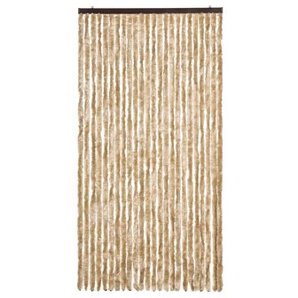 Vliegengordijn 100x220 cm chenille beige 3