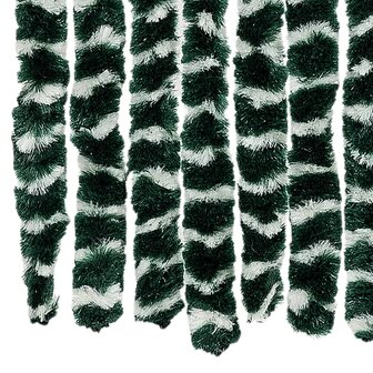 Vliegengordijn 100x220 cm chenille groen en wit 5