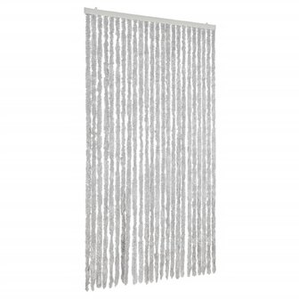Vliegengordijn 100x230 cm chenille grijs 2
