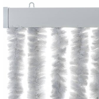 Vliegengordijn 100x230 cm chenille grijs 4