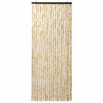 Vliegengordijn 100x200 cm chenille beige 3