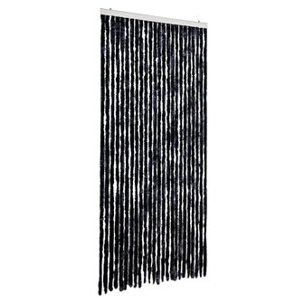 Vliegengordijn 100x200 cm chenille antracietkleurig 2