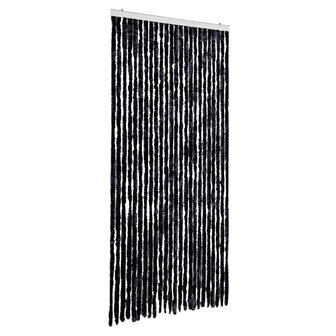 Vliegengordijn 100x230 cm chenille antracietkleurig 2