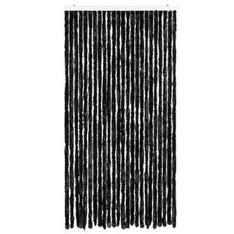 Vliegengordijn 100x230 cm chenille antracietkleurig 3