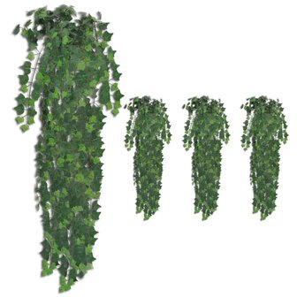 Kunststruiken klimop 4 st 90 cm groen 1