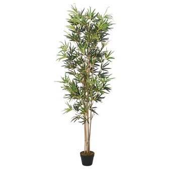 Kunstplant bamboe 828 bladeren 150 cm groen 1