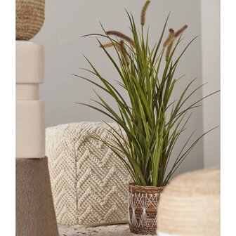 Emerald Kunstplant in pot kattenstaartgras 85 cm 3