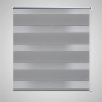 Duo rolgordijn 120 x 230 cm grijs 1