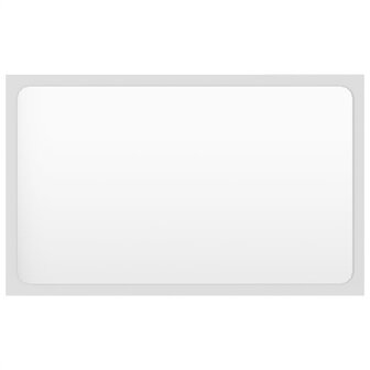 Badkamermeubelset bewerkt hout wit 8