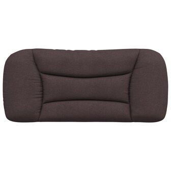 Hoofdbordkussen 80 cm stof donkerbruin 5