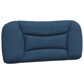 Hoofdbordkussen 80 cm stof blauw 2