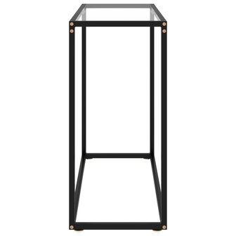 Wandtafel 80x35x75 cm gehard glas transparant 3