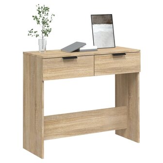 Wandtafel 90x36x75 cm bewerkt hout sonoma eikenkleurig 4