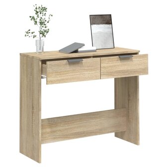 Wandtafel 90x36x75 cm bewerkt hout sonoma eikenkleurig 5