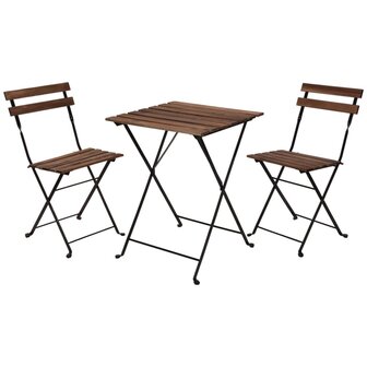 ProGarden 3-delige Bistroset zwart 2