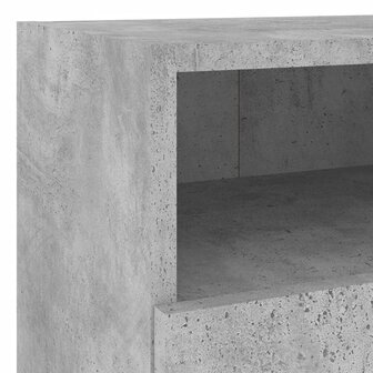 Tv-wandmeubel 40x30x30 cm bewerkt hout betongrijs 10