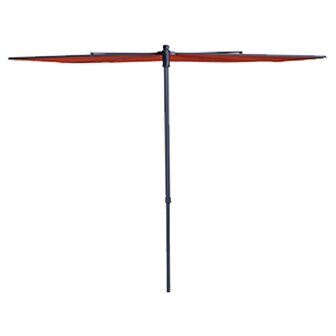 Madison Balkonparasol Sun Wave 270x150 cm steenrood 2