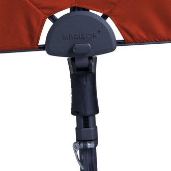 Madison Balkonparasol Sun Wave 270x150 cm steenrood 5