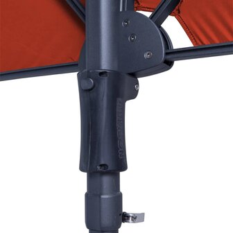 Madison Balkonparasol Sun Wave 270x150 cm steenrood 6