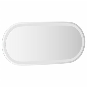 Badkamerspiegel LED ovaal 80x35 cm 4
