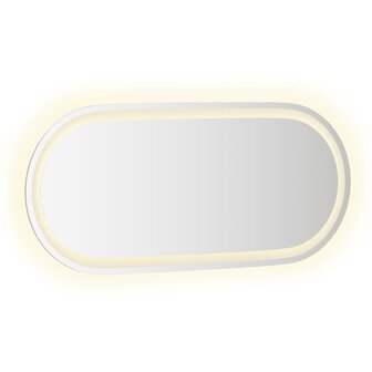 Badkamerspiegel LED ovaal 80x35 cm 6