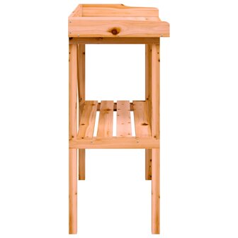 Plantentafel met schap 78x38x82,5 cm vurenhout bruin 5