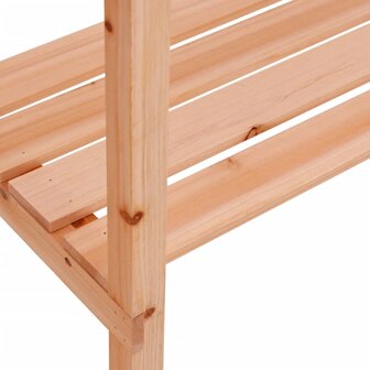 Plantentafel met schap 78x38x82,5 cm vurenhout bruin 8