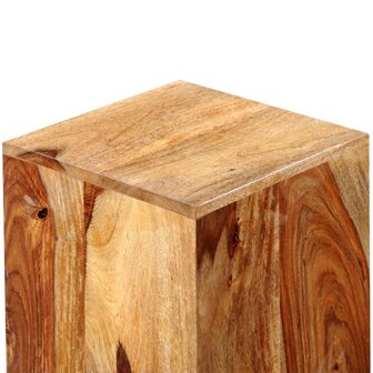 3-delige Plantenstandaardenset massief sheeshamhout bruin 5