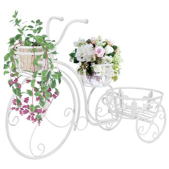 Plantenstandaard fietsvorm vintage stijl metaal 1