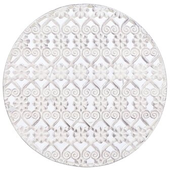 3-delige Plantenstandaardset vintage stijl metaal antiekwit 6