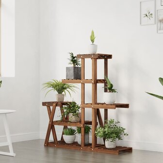 Plantenstandaard 95x25x96 cm massief vurenhout 3