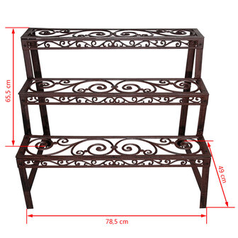 Esschert Design rechthoekige etag&egrave;re BPH33 4