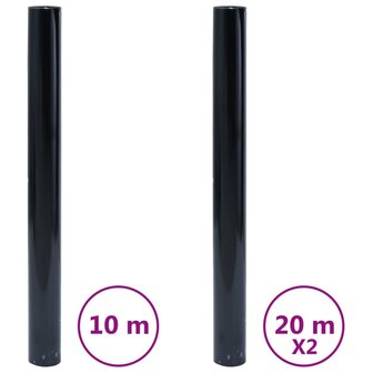 Raamfolies 3 st statisch mat PVC zwart 2