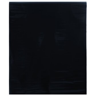 Raamfolies 3 st statisch mat PVC zwart 3
