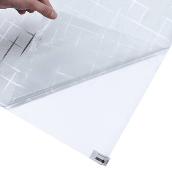 Raamfolies 4 st mat sterrenpatroon PVC 7