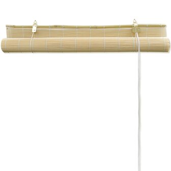 Rolgordijn 100x160 cm bamboe natuurlijk 5