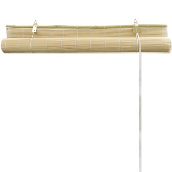 Rolgordijn 140x160 cm bamboe naturel 4
